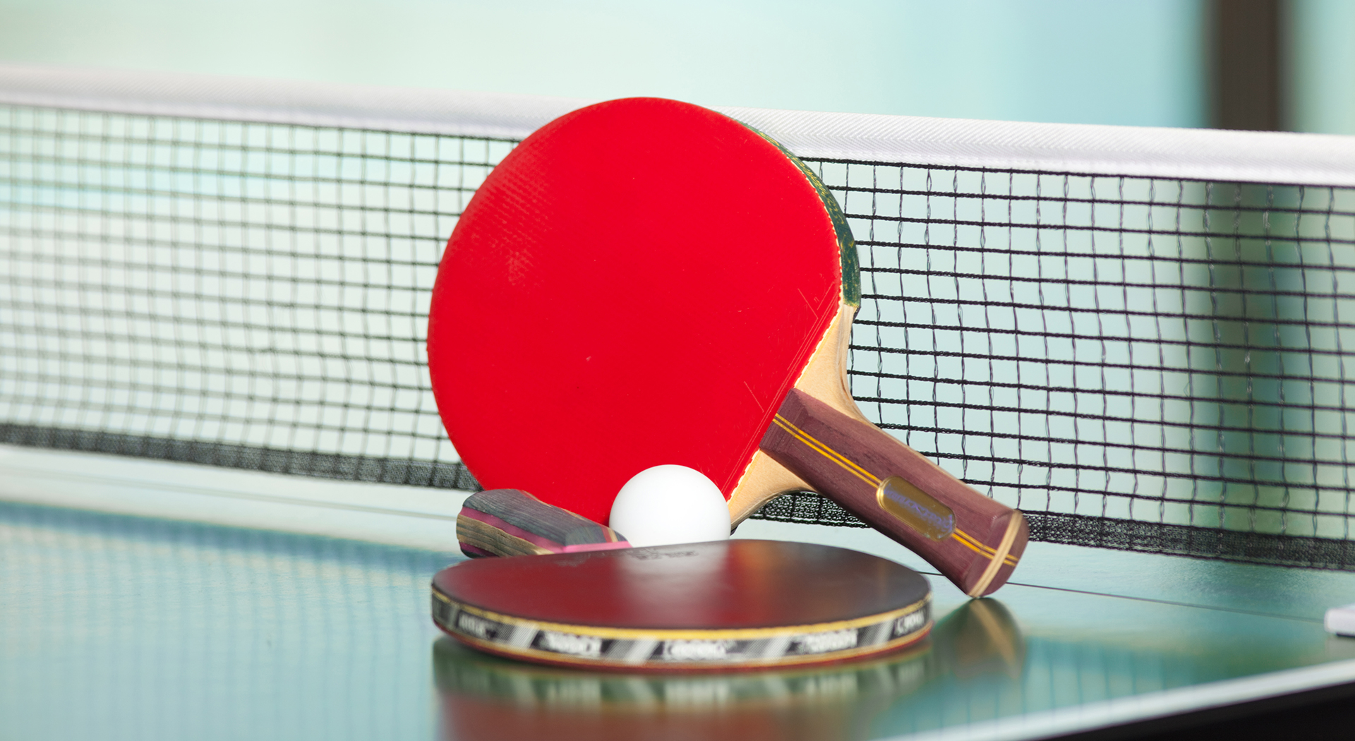 Table de ping-pong et accessoirs